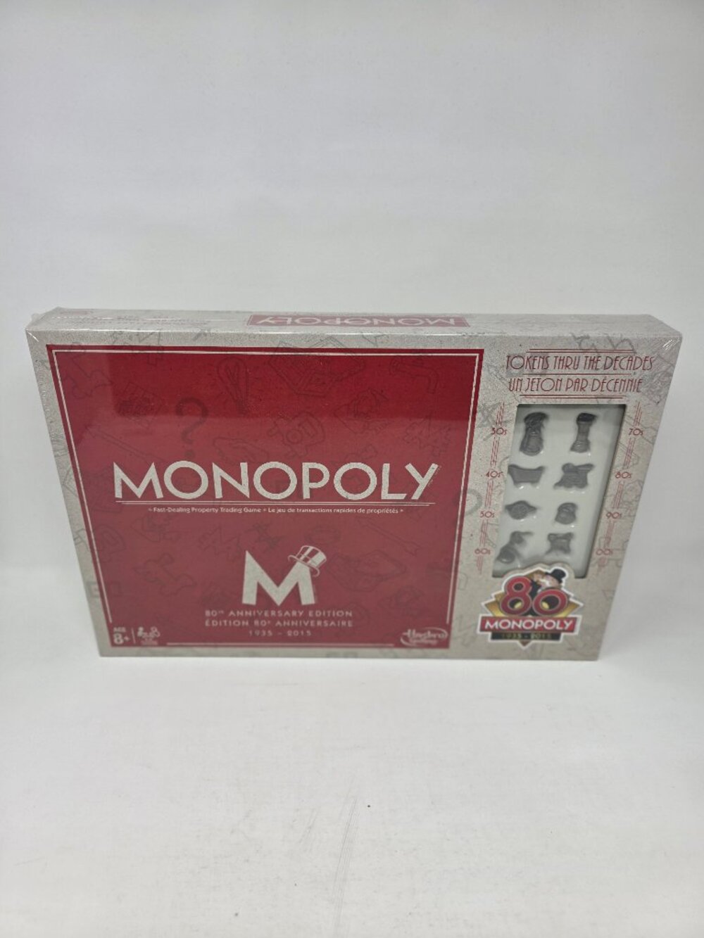 Monopoly 80th Anniversary Edition (1935 - 2015)Tokens Thru the Decades - Sealed